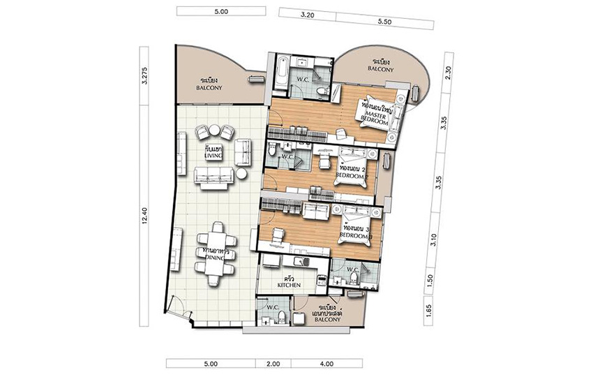 Condominium in Sathorn 
